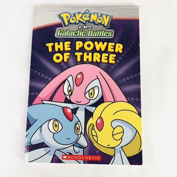 3 Scholastic Pokémon Chapter Books World Of Sinnoh With Poster Galactic Battles - Picture 2 of 10
